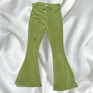 Princess Polly green slinky pants